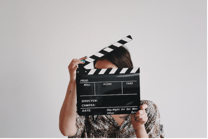 clap de réalisateur de cinéma